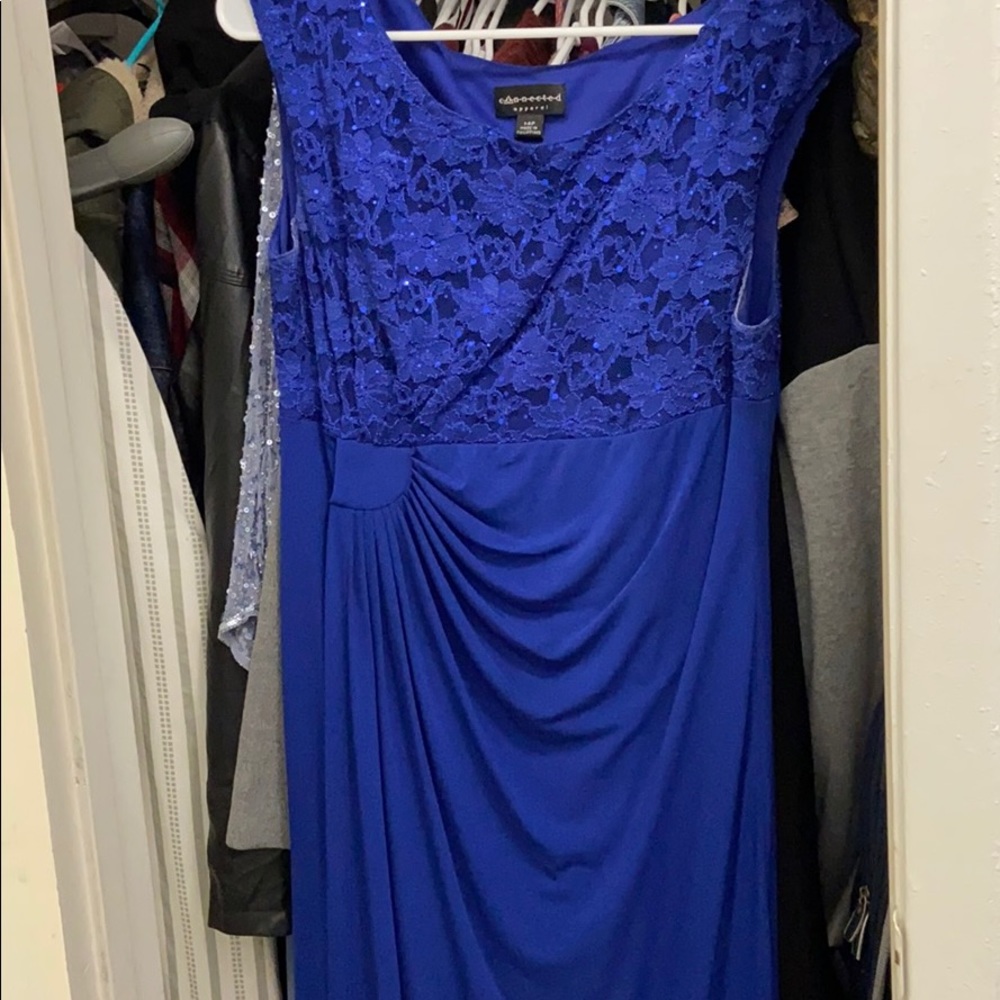 Blue dress